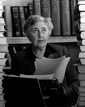 Portrait d'Agatha Christie 