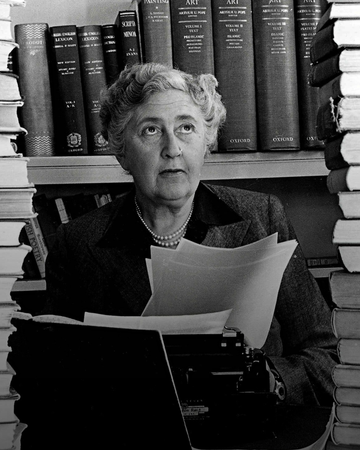 Portrait d'Agatha Christie 