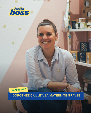 Podcast HelloBoss interview de Dorothee Cailley la fondatrice de Happybulle