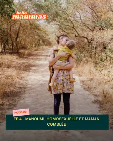 Interview podcast maternité HelloMammas dans laquelle une maman homosexuelle raconte son parcours PMA en Belgique