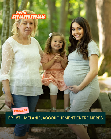 Trois générations de femmes; mères et filles