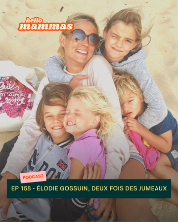 L'ex Miss France Élodie Gossuin avec ses quatre enfants