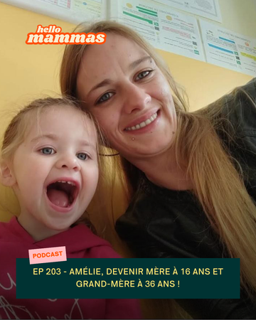 Amélie raconte sa maternité à l'âge de seize ans, comment s'est construite sa famille nombreuse et sa vie de grand-mère à seulement trente six ans.