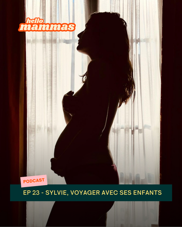 Interview podcast maternité HelloMammas dans lequel une maman raconte ses voyages avec ses enfants