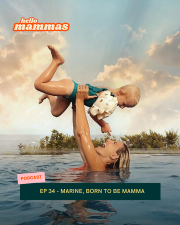 Interview podcast maternité HelloMammas dans lequel une maman raconte son amour pour la maternité