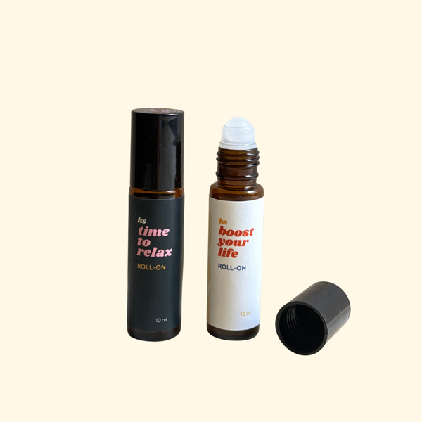 Duo de roll-ons HS Relax et Boost aux huiles essentielles