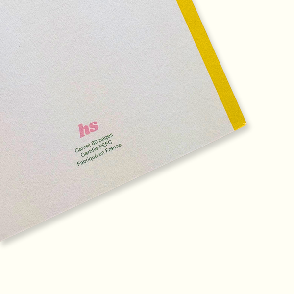 Carnet bonheurs quotidiens imprimé en France