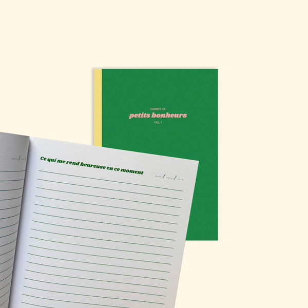 Carnet gratitude petits bonheurs
